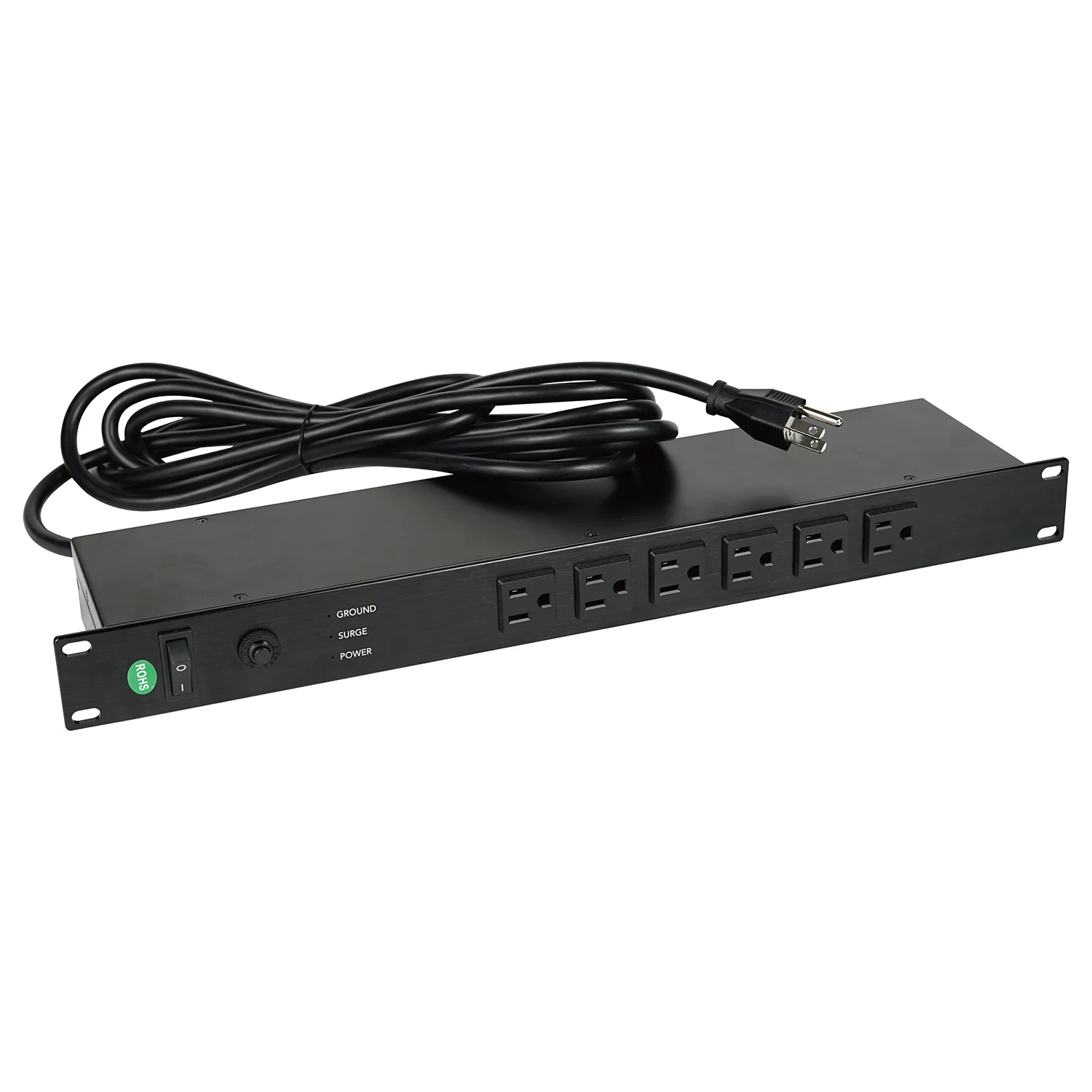 

Customized 120V/15A 6 Outlets 1U Rackmount NEMA 5-15R America Type Power Distribution Unit Switched PDU