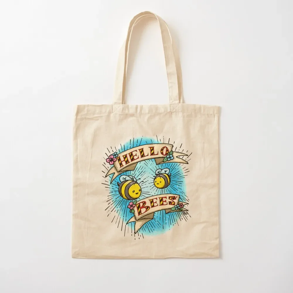 مرحبا النحل! الملونة حمل حقيبة قماش حمل حقيبة سيدة مخصصة حمل حقيبة