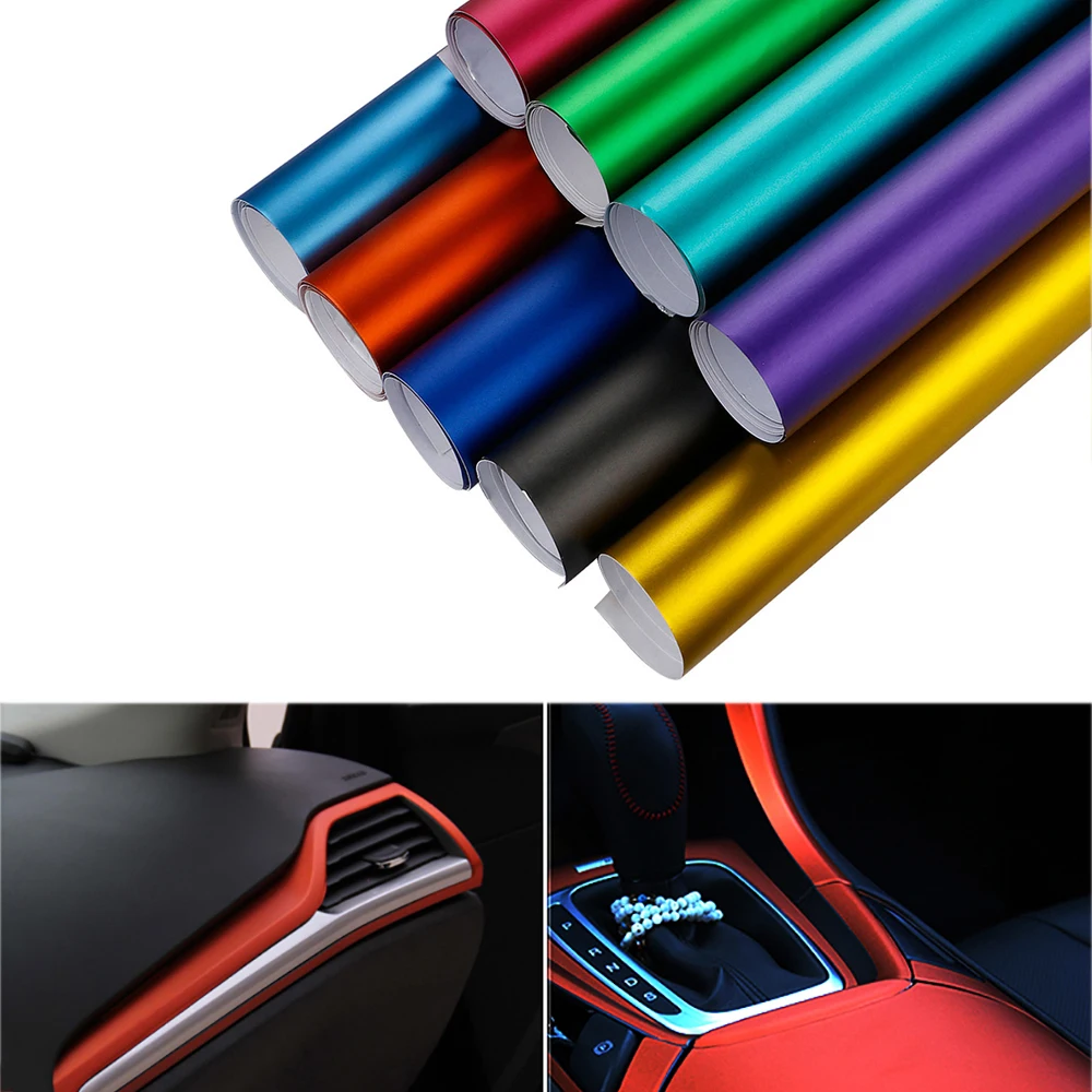 

Car Styling 30*100cm PVC Vinyl Wrap Plating Matte Ice Sticker Decorative Auto Film Sheet For Car Truck Motocycle Laptop Keyboard