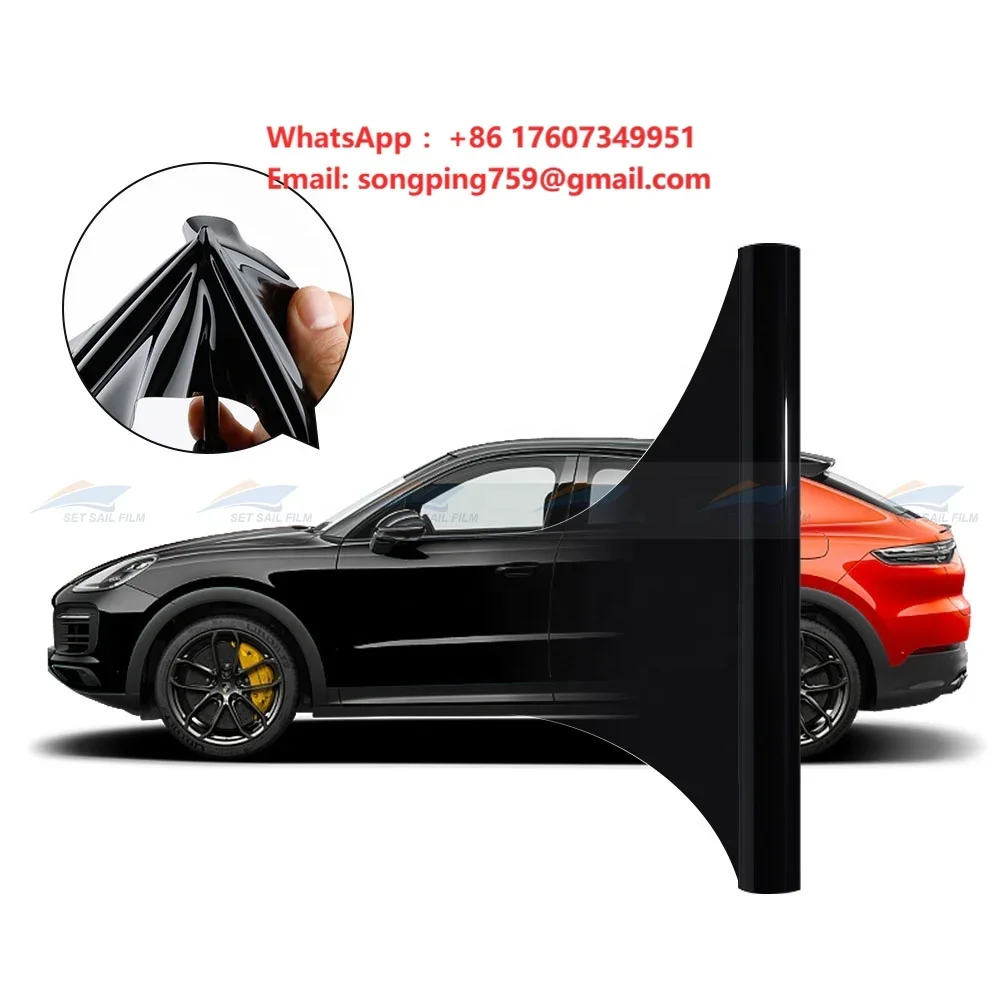 Customized Factory Super Black Car Color Change Film,High Quality Car Stickers Wholesale,paint protection Film