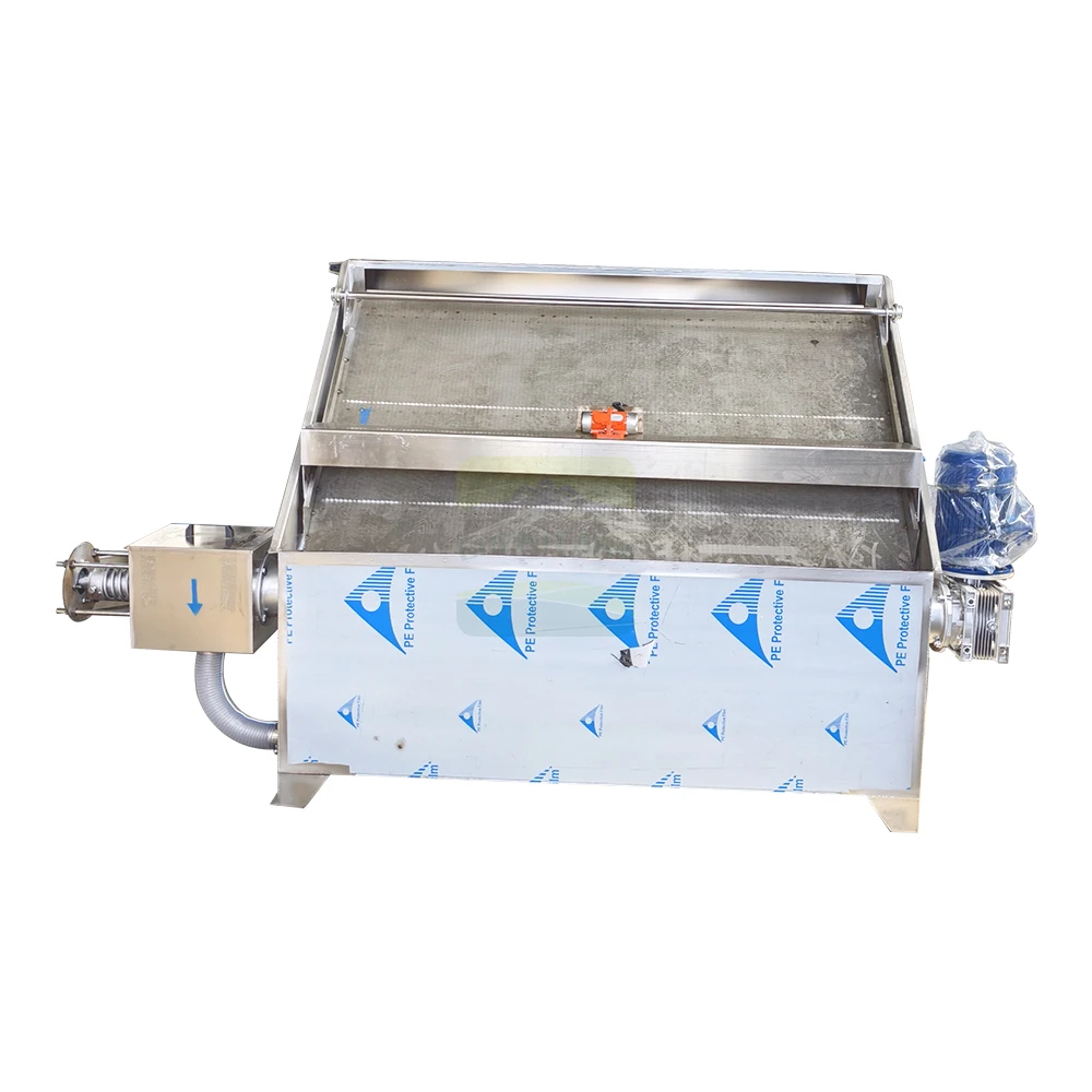 High Quality Feces dehydrator Solid-liquid separator  Inclined screen dry and wet separator for pig chicken cow farm