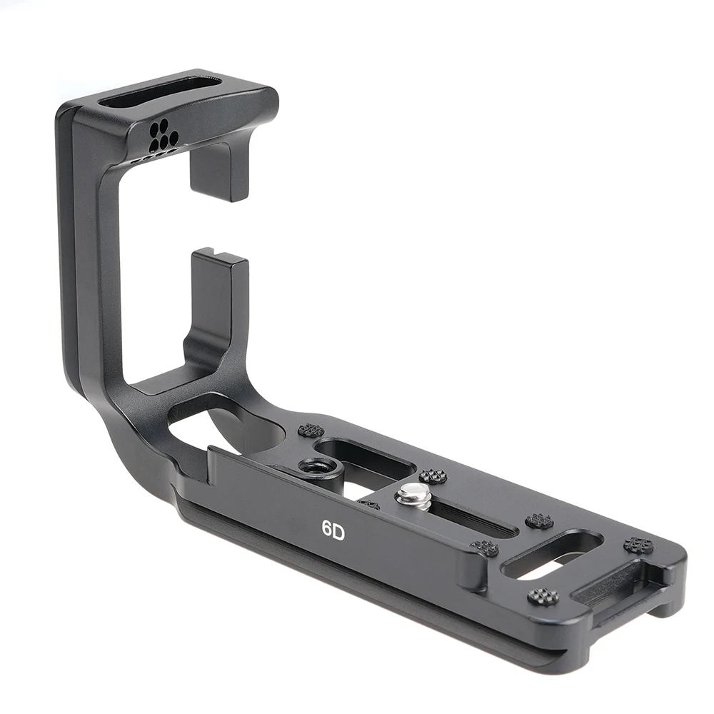 

FOTGA Camera Hand Grip Quick Release Vertical L Plate Bracket 1/4" for Canon 6D Camera Arca Tripod Ballhead