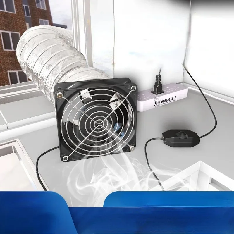 Haushaltsrauchabsauger, starker Abluftventilator, Mietzimmer, Küche, Abluftventilator, Kanalventilator, Badezimmerventilator, Ventilator mit einstellbarer Geschwindigkeit