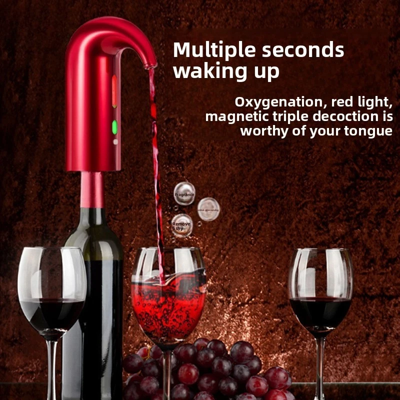

Premium Electric Wine Decanter Automatic Pouring Dispenser for Whiskey Wine Bar Accessories