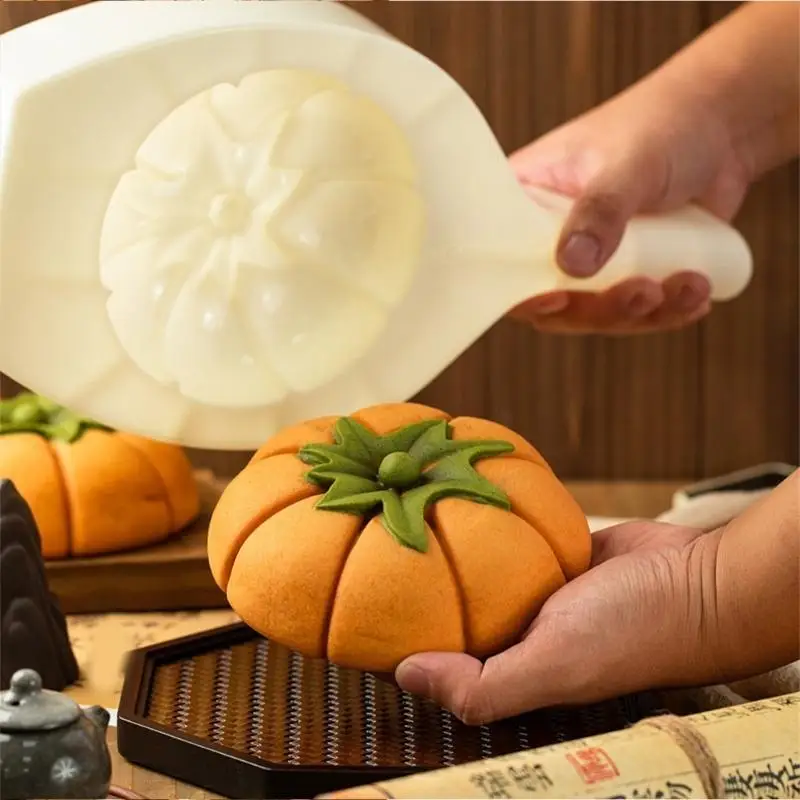 Hand Pressed Mooncakes Mold Plastic Pastries Molds Cookie Stamp for Baking Lover