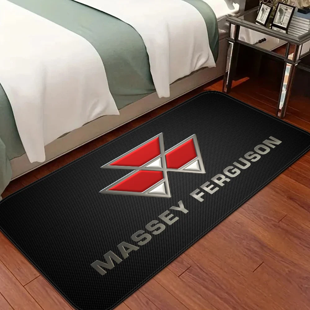 

Коврики для комнаты M-Massey F-Ferguson, противоскользящие, впитывающие воду, длинные полоски, подушка, коврик для спальни, приветственный коврик