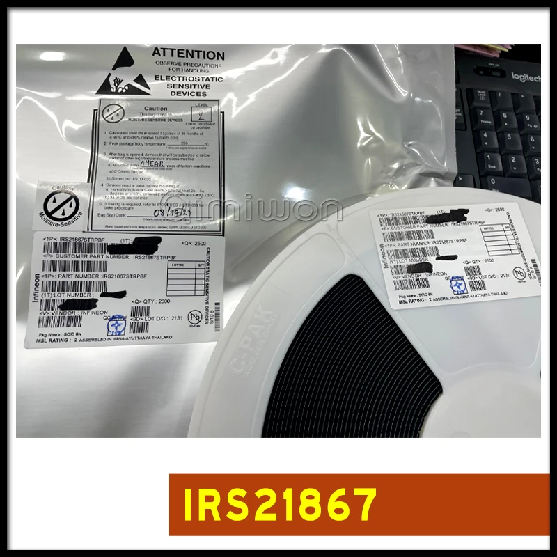 Imagem -03 - Original no Estoque 510 Pcs Lote Novo Irs21867s Irs21867strpbf Sop8 S21850 100