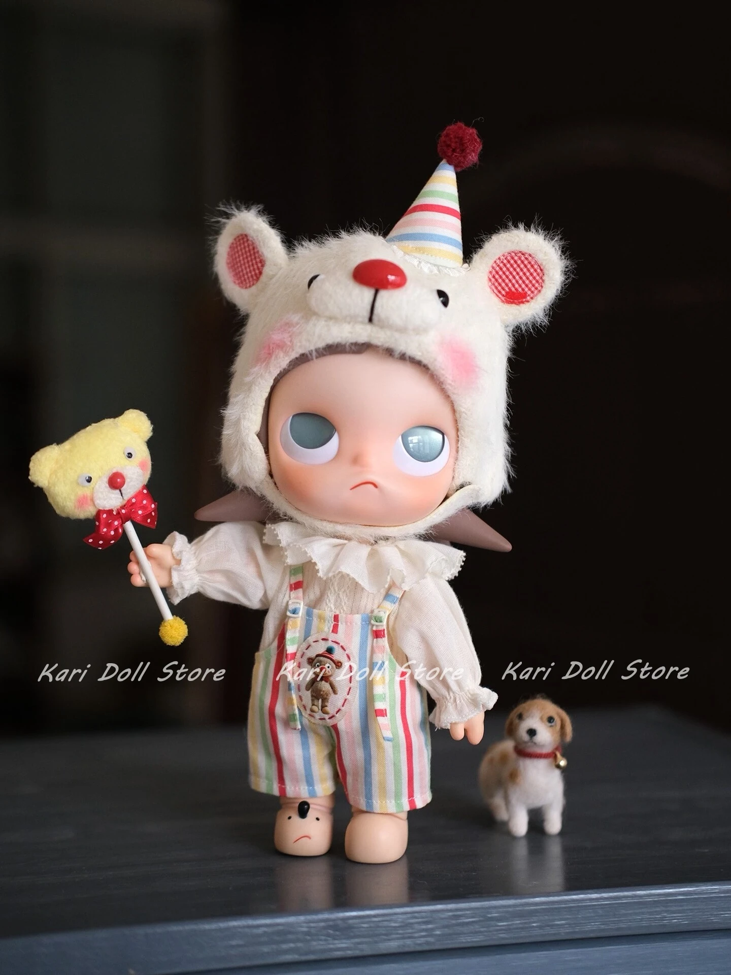 Kari Store Handgemaakte kleding voor Zsiga 1l8 accessoires Pop 8-punts actiefiguur Joker Bear set