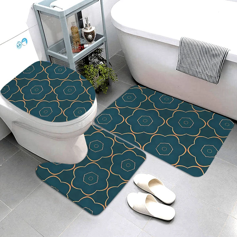 Bedroom American Room Mat Bathtub toilet rug Anti-slip Bath Mat Bathroom Small Rug Shower Foot Entrance Door Mat Kitchen Mat