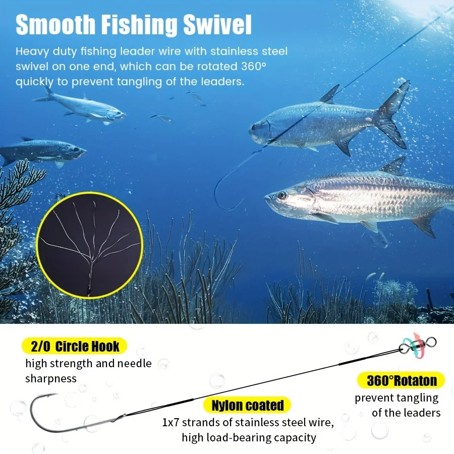 Anzuelos forjados caña larga para Surfcasting con ojo de acero - imagen 5