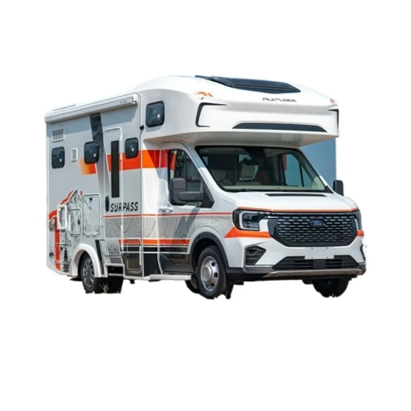 RV con diseño de cama frontal inteligente conservada