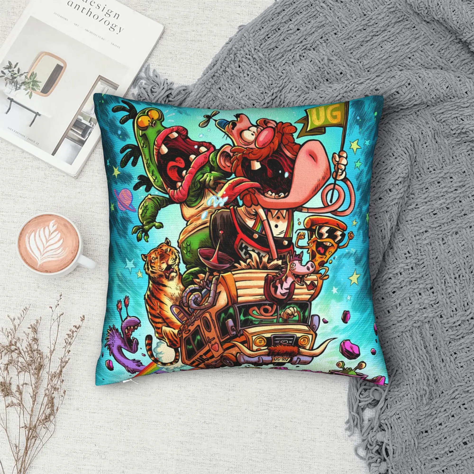 Pillow Case Uncle Grandpa Design  Pillow Cover For Sofa Bedroom Home Decor Morden Pillowcases