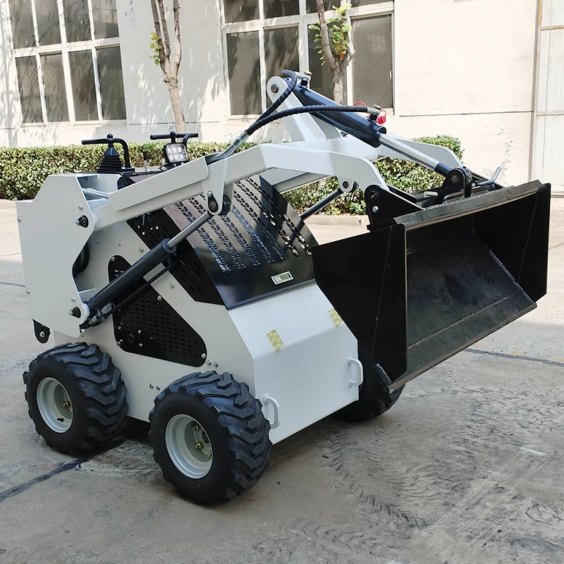 

Chinese Manufacturer Wheel Skid Steer Loader 500kg Mini Skid Steer Loader For Sale MultifunctionalSkid Steer Loader