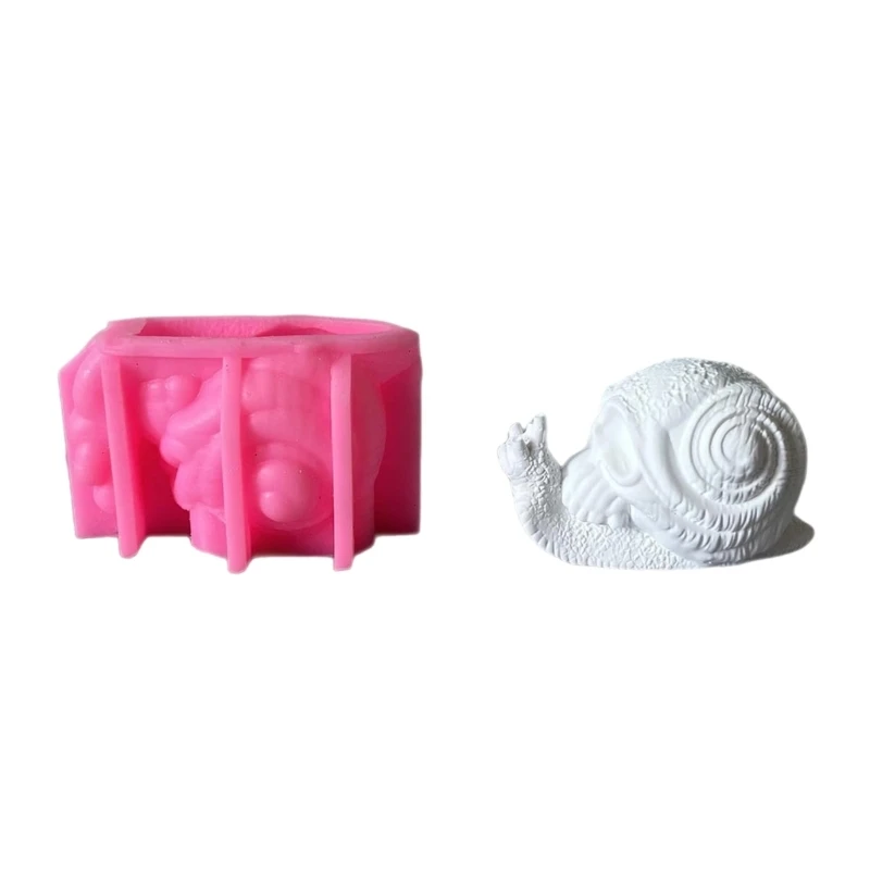 

Трехмерная силиконовая плесень Skull Snail для повторного использования
