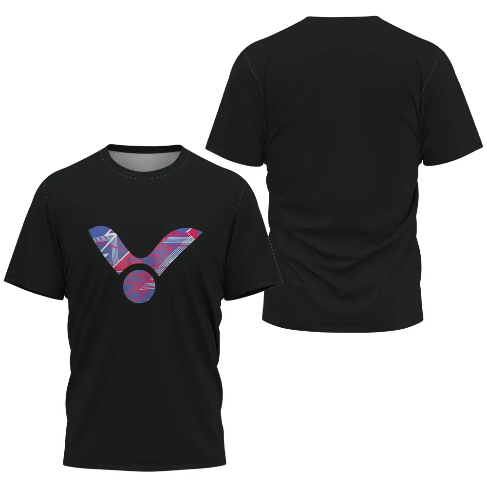 

Fashion 3D Print Men's T-Shirts Badminton Table Tennis Tracksuits Summer Casual O-neck Short Sleeve Unisex Tee Loose Sports Top
