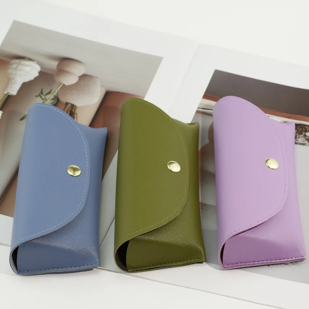 

Soft Leather Glasses Case Sunglasses Holder Box Glasses Protective Bag Women Men Portable Sunglasses Boxes Eyewear Accessories