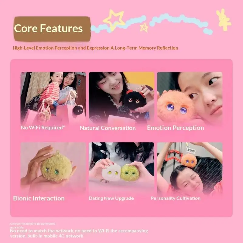 Fuzozo Ai Smart Robot Toy Interactive Companion Doll 2.4g Wifi Smart Robot Cat Voice Chat Emotional Eyes Desktop Pet Gift view 6