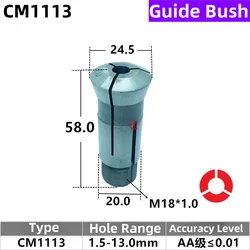 CM1113 lathe  high precision Tungsten carbide  Guide bush