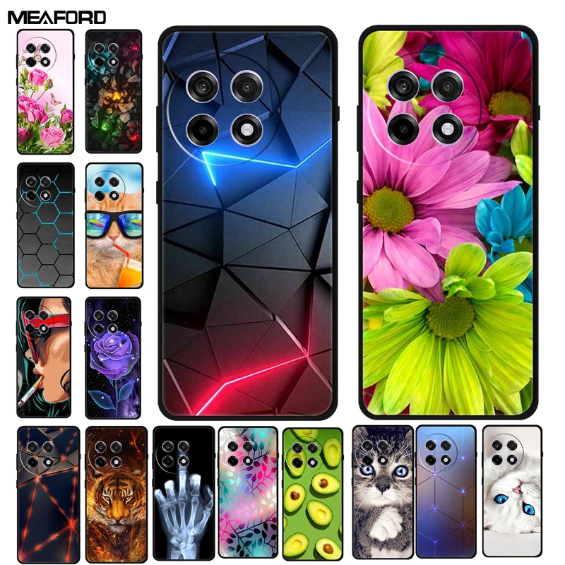 For Oneplus Ace 5 Pro Case ACE5 Painted Cats Soft TPU Silicone Protector Cover for Oneplus Ace 5 5G Case Fundas Bumper 1+ACE5Pro