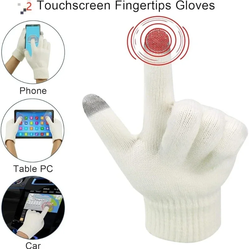 Set invernale in tre pezzi spesso e caldo, semplice e alla moda