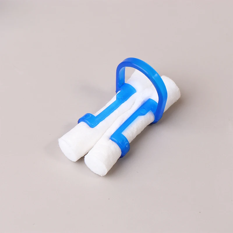 10Pcs Orthodontic Dental Cotton Roll Clip Ortho Plastic Blue Isolator Tool Disposable Cotton Holder Dentist Clinic Lab Supplie