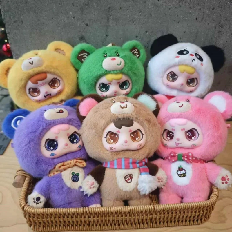 2025 Hot Sale Bear Club Plush Doll Blind Box Surprise Boxes Cute Sleeping Companion Toys 1：1 High Quality  Replica Birthday Gift