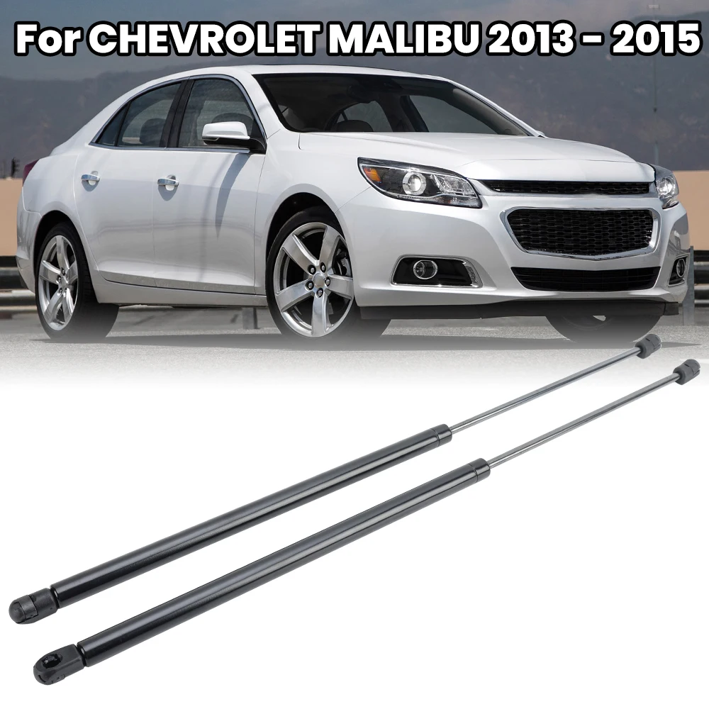 

1 Pair Front Door Hood Gas Dampers For Chevrolet Malibu 2.0 TURBO 2.5 LTS 2013-2015 Struts Lift Support Rod Spring Piston Shock