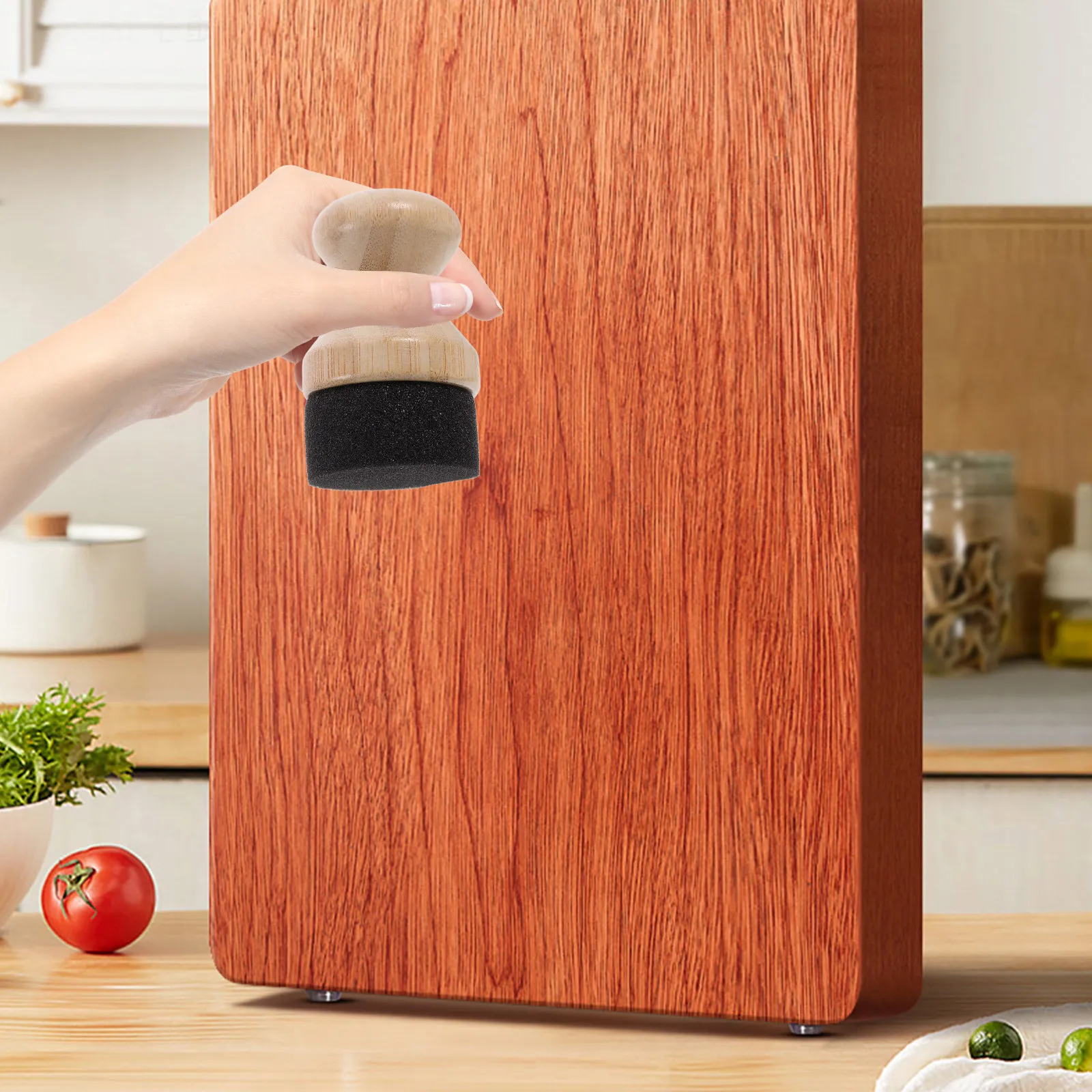 

Cutting Board Oil Wax Applicator Strong Material Kitchen Gadget for Effortless Wax Application Cutting Board Supply