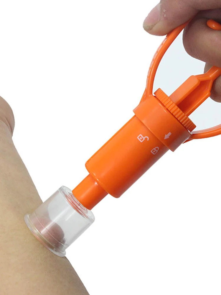 فينوم النازع مضخة شفط ثعبان البعوض لدغة أدوات التخييم في الهواء الطلق السلامة