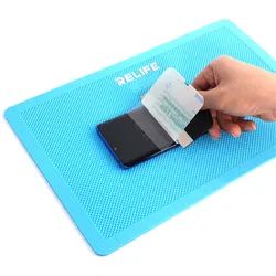 RELIFE RL-004D Universal Repair Pad for Mobile Phone Pad Watch Heat Insulation Silicone Anti-Skid Maintenance Special Mat