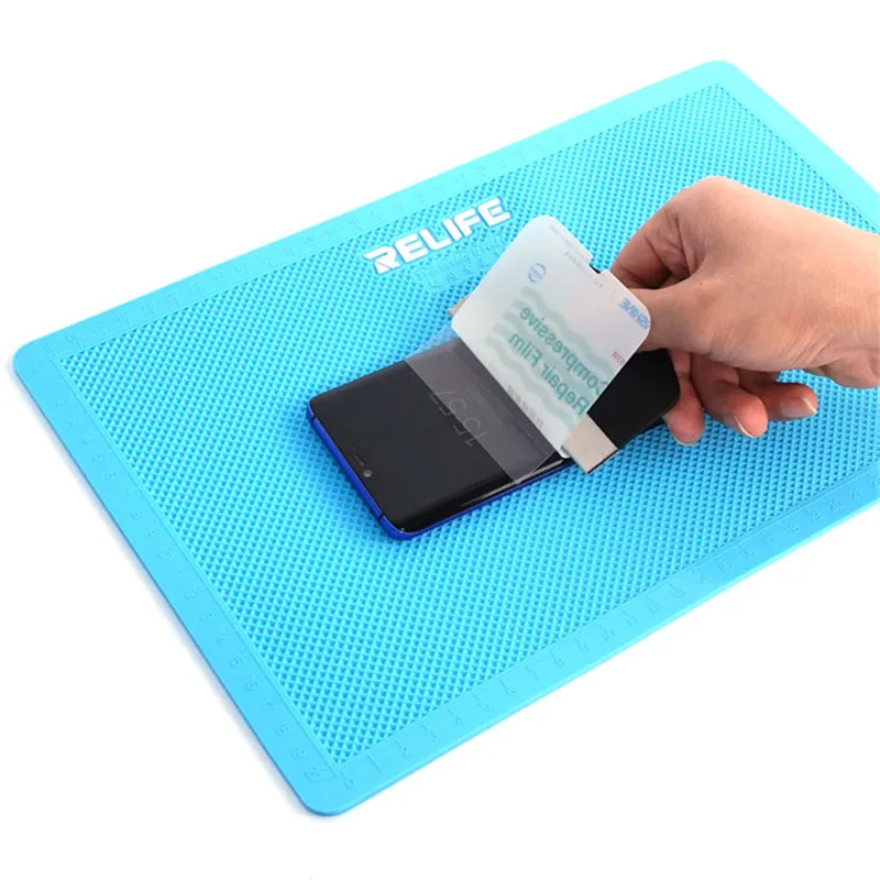 RELIFE RL-004D Universal Repair Pad for Mobile Phone Pad Watch Heat Insulation Silicone Anti-Skid Maintenance Special Mat 