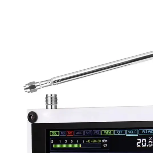 3.5 Inch IPS Screen Full Band Software Defined Radio 50kHz-2GHz With AM SSB NFM WFM Modes For RF Communication Test