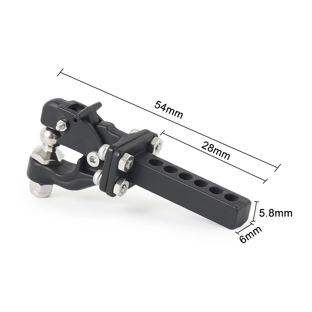 Metall anhänger Abschlepp haken halterung für 1/10 yk4102 1/8 yk4082 yikong rc Crawler Auto Upgrade Teile Zubehör