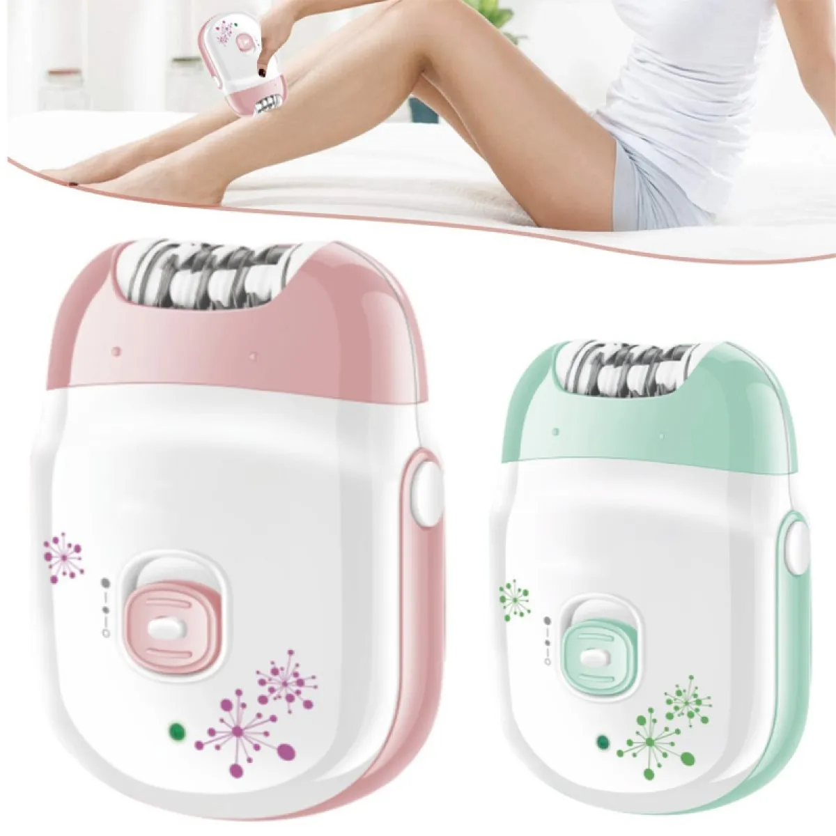

USB Rechargable Female Epilator Women Shaver Hair Removal Electric Lady Shaving Trimmer Bikini Depilatory Legs Body Depilador