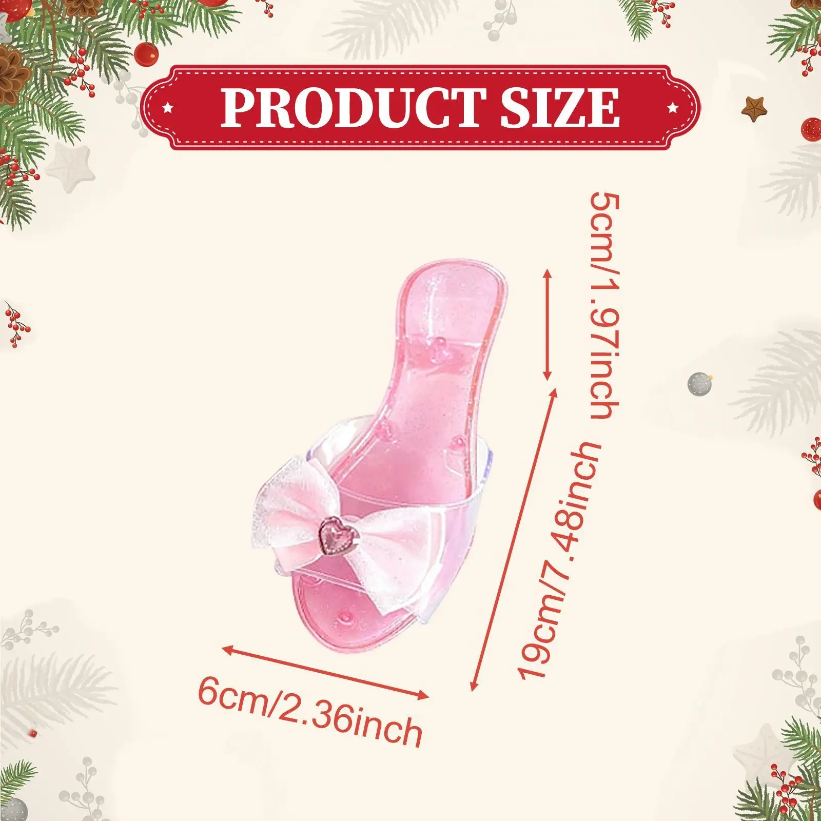 

Детские сандалии-желе на каблуке с бантом для девочек, прозрачные тапочки для праздничного наряда, костюма, косплея