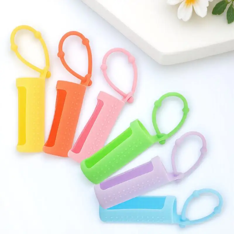 6Pcs 10Ml Silicone Sleeve for Essential Oil Bottles Protective Cover Case Anti-Slip Portable Roller Bottle Holder Adjustable