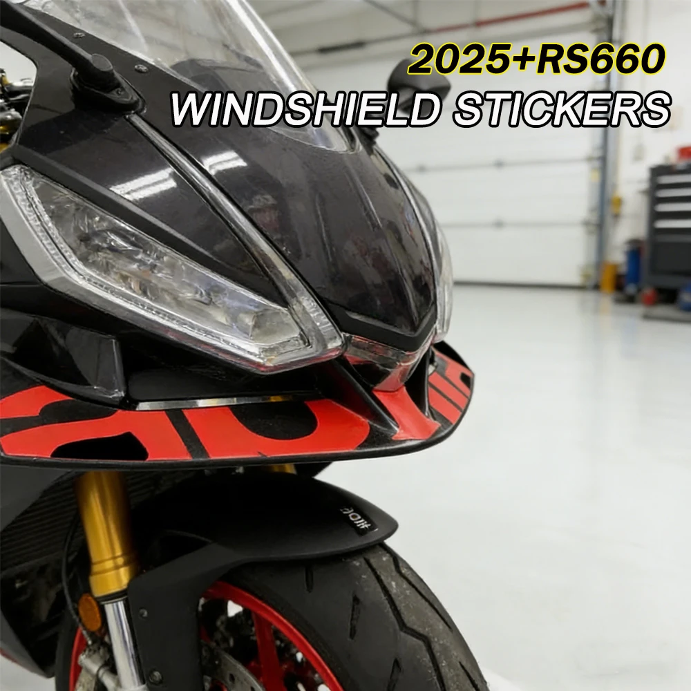 

Комплект декоративных наклеек Wing для мотоцикла RS660 (2025+) – аксессуары, ветровой дефлектор, спойлер, передняя водонепроницаемая наклейка
