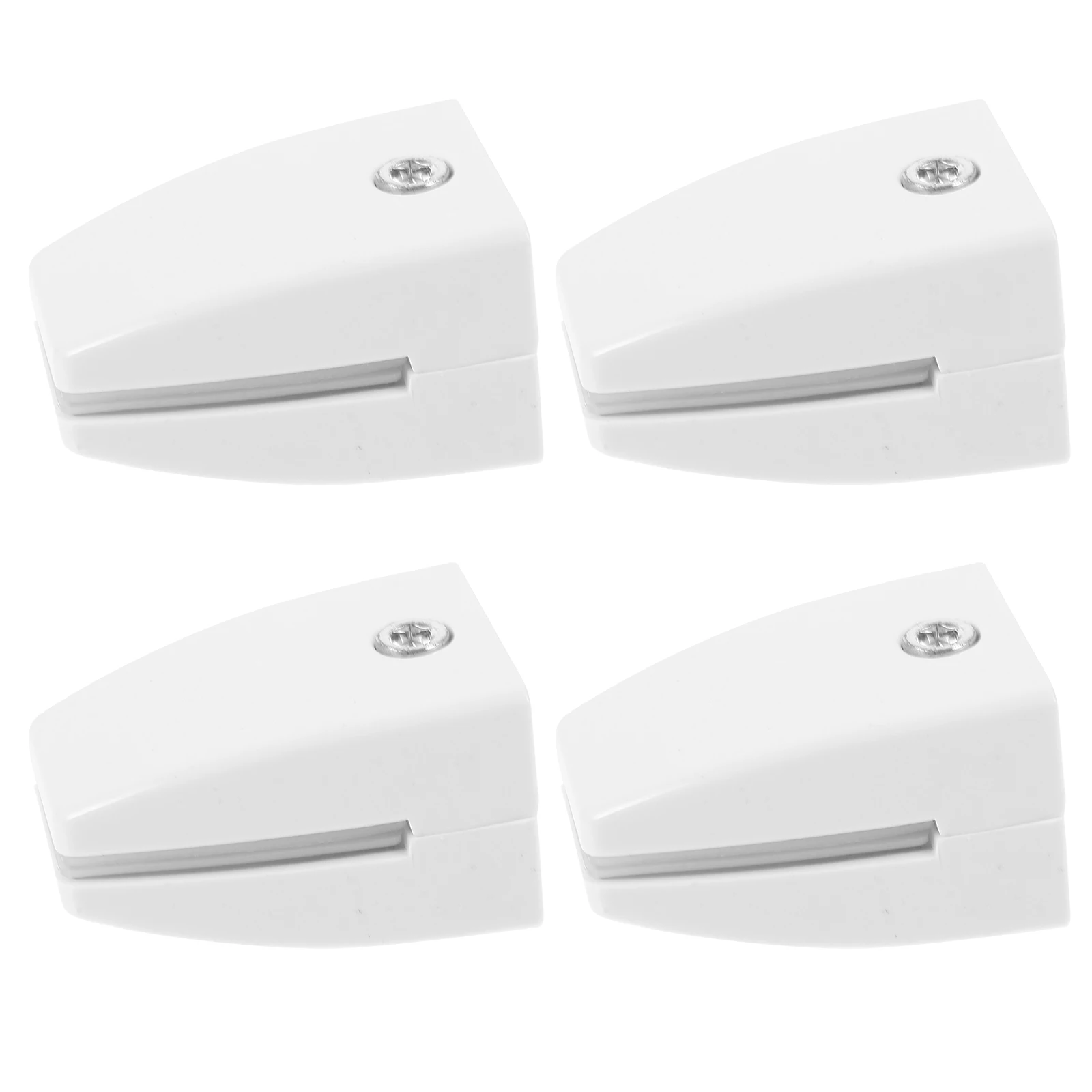 

4 Pcs Screen Clip Desk Partition Clips Divider Clamp Protection Dividers Abs Support Glass