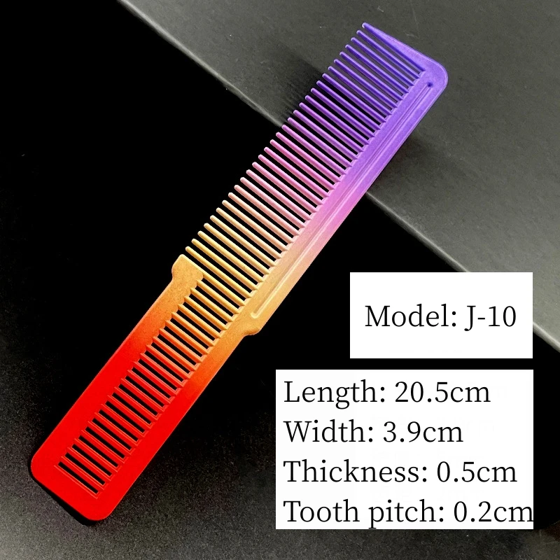 Haarschnitt Kamm profession elle Friseursalon Friseur Kämme Graffiti Muster doppelseitige Haar bürste Friseur Styling-Tools y0702 – Detail 15