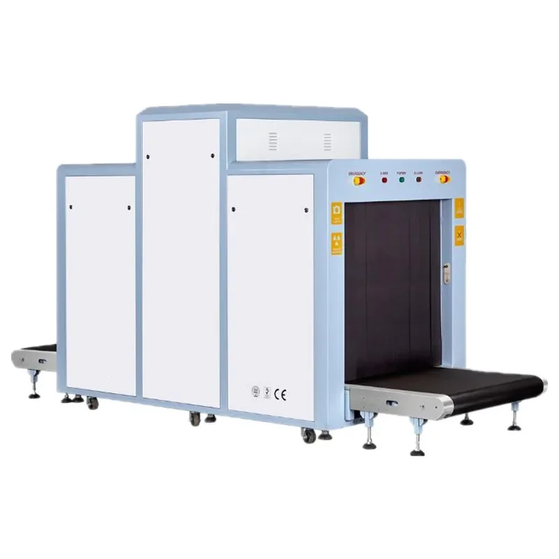 Airport Baggage Luggage Scanner Machine conveyor metal detector with Big Size 100*100mm X Ray Baggage Scanner