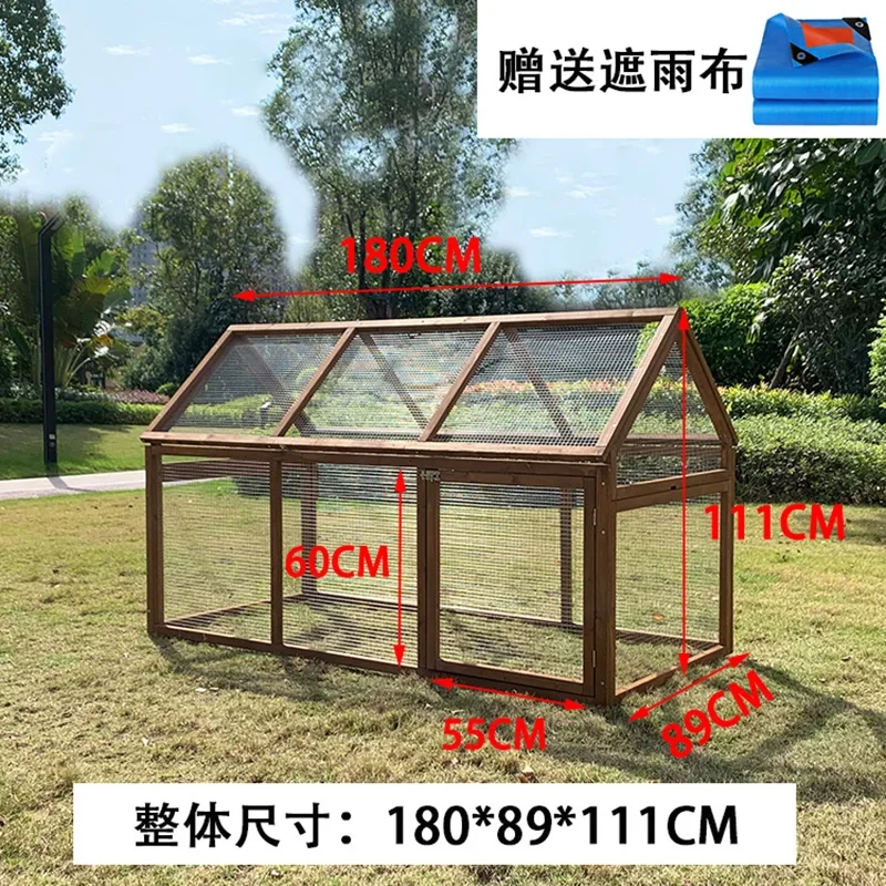 Outdoor chicken coop household large chicken coop duck pigeon coop cat kennel