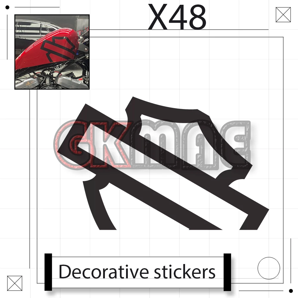 New For Harley Davidson X48 Motorcycle Modified Fuel Tank Stickers Personalized Decorative Stickers
