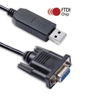 FTDI FT231X USB RS232 seri DB9 kadın Stanard Pinout / Null Modem kablosu Windows 7 8 8.1 10 Mac Android Linux desteklenen