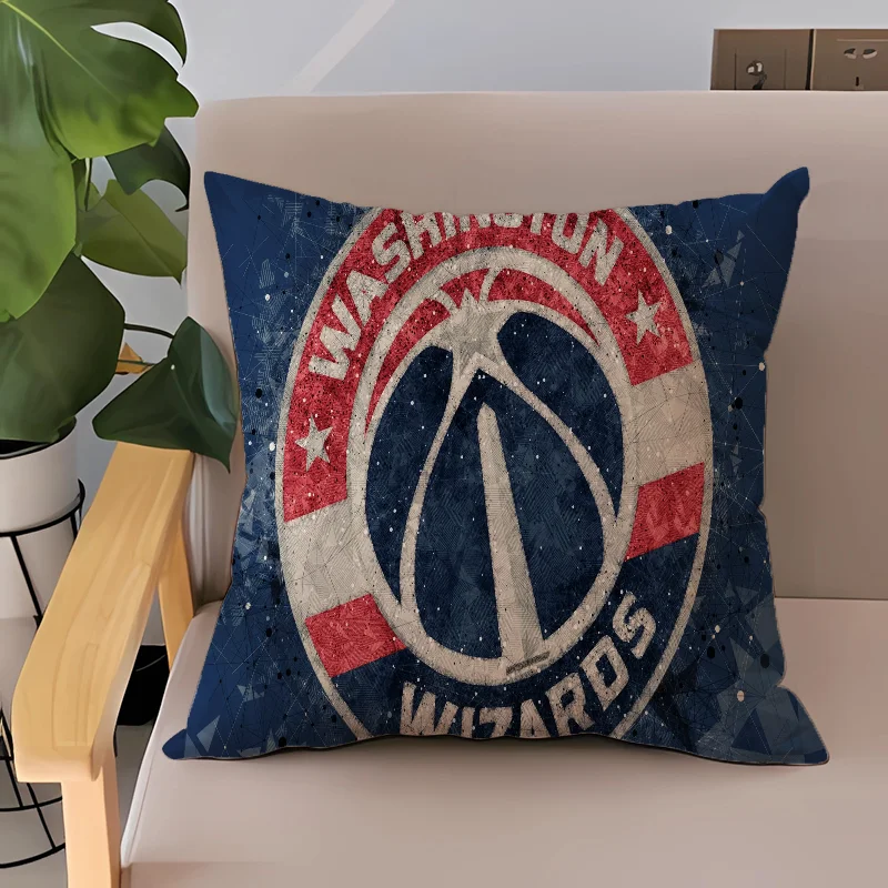 WashingtonS WizardS Cushion Covers Cushion Cover 50x50 Case 45x45 Pillow Cases Car Sofa Pillowcases Bed Cushions Couch Pillows