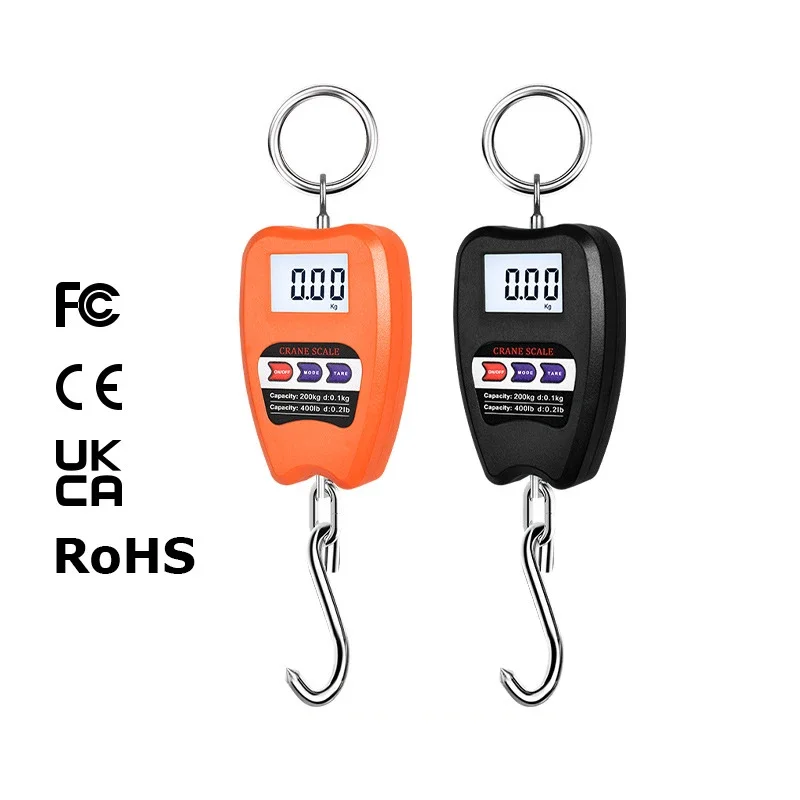 

Portable Electronic Luggage Scale Multifunctional Digital Scales Lcd Display Travel High Accurate 200Kg Handheld Weighing Tools