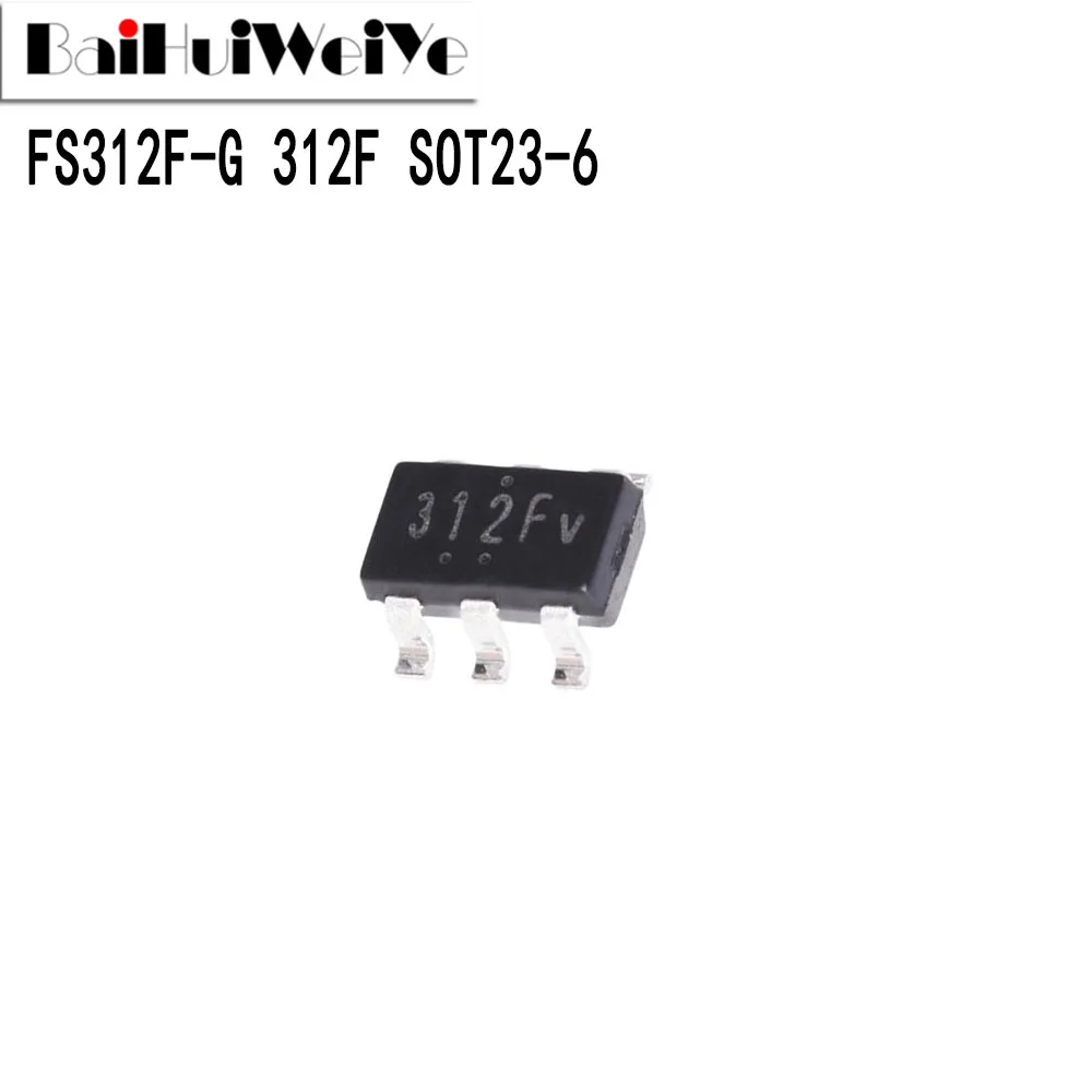 10PCS FS312 FS312F-G 312F SOT23-6 One Cell Lithium-ion/Polymer Battery Protection IC NEW Good Quality Chip