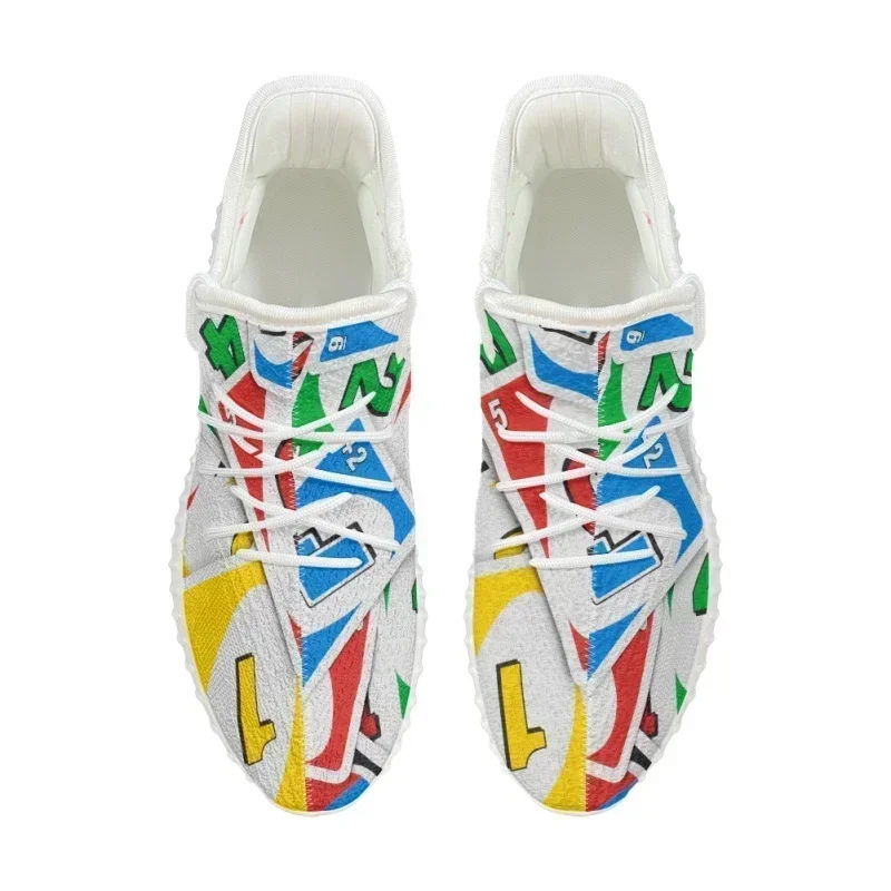 Op Maat Gemaakte Subliminale Print Casual Sport Ademende Dames Gebreide Schoenen Sneakers Wk6