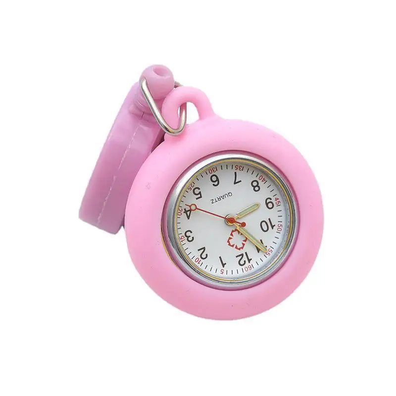 Montre médicale de poitrine d'infirmière rétractable de nervure, montre de poche pour fille mignonne Shoe, examen étudiant féminin, nouveau