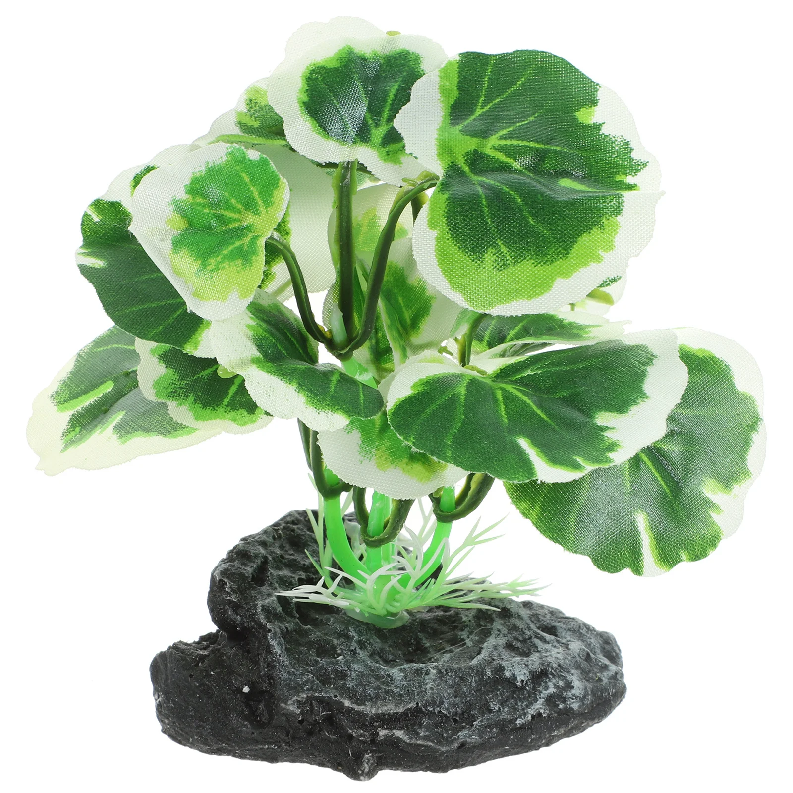 Kisangel realistische aquariumplanten nep tank decor bladeren plastic visbenodigdheden