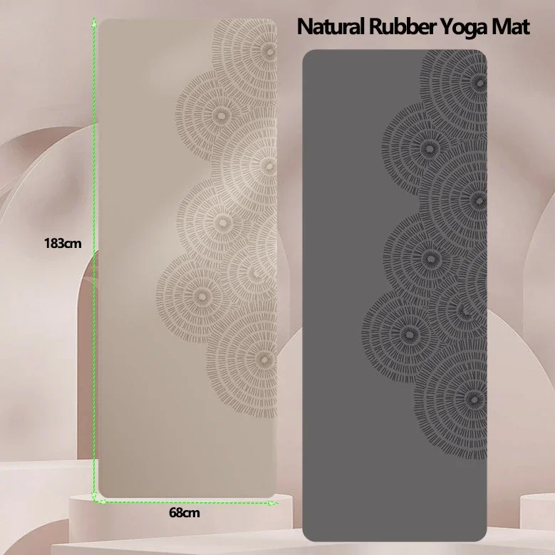 

183cm Tapete De Yoga Eco-friendly Natural Rubber PU Yoga Mat Water-absorbent Non-slip Fitness Skipping Mat Home Girls Yoga Mat